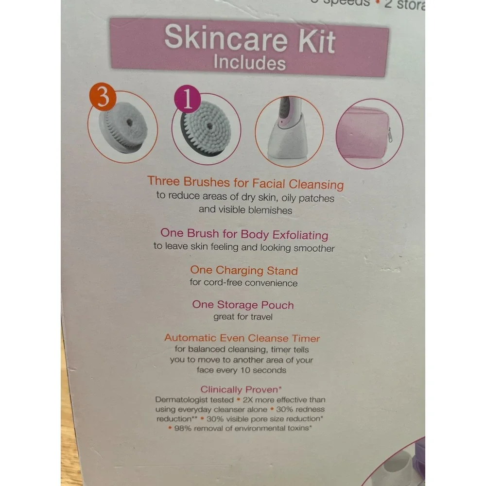 Conair‎ True Glow Sonic Solutions Skincare Kit & Footcare Kit, Facial